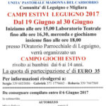 Campi estivi di Leguigno