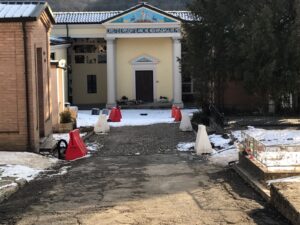 Lavori nel Cimitero di Casina