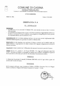 Ordinanza chiusura scuole