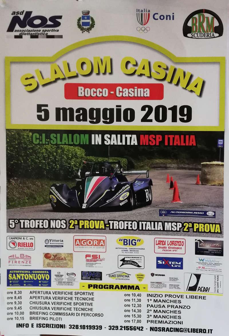 Slalom automobilistico Casina
