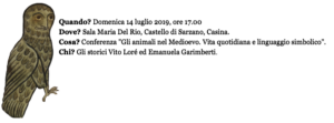 Quali erano e cosa rappresentavano gli animali nel Medioevo? Se ne parla a Sarzano