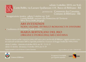 Ars intexendi. Maria Bertolani Del Rio