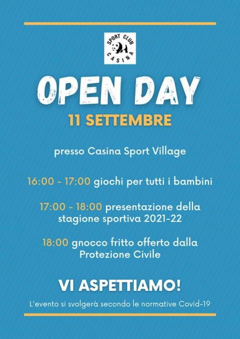 Open day di basket