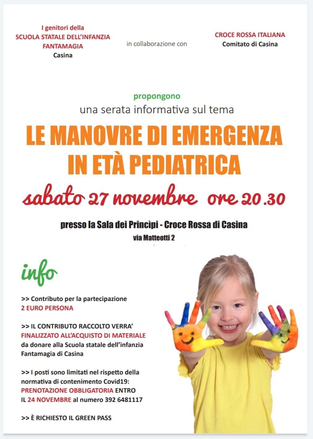 Le manovre di emergenza età pediatrica
