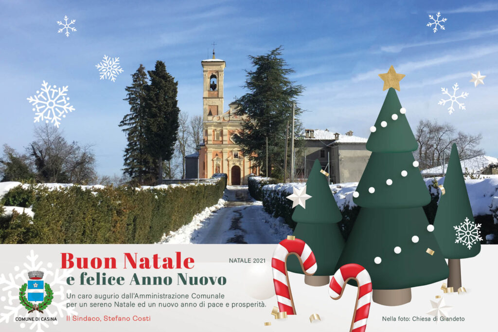 Natale 2021. Auguri dall'Amministrazione Comunale
