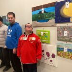 Biblioteca | In mostra i dipinti del Centro Arcobaleno di Casina