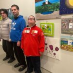 Biblioteca | In mostra i dipinti del Centro Arcobaleno di Casina