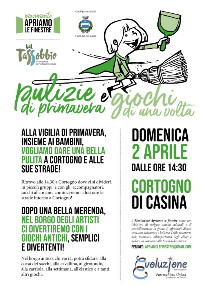 02/04 | Cortogno: pulizie di primavera e giochi di una volta