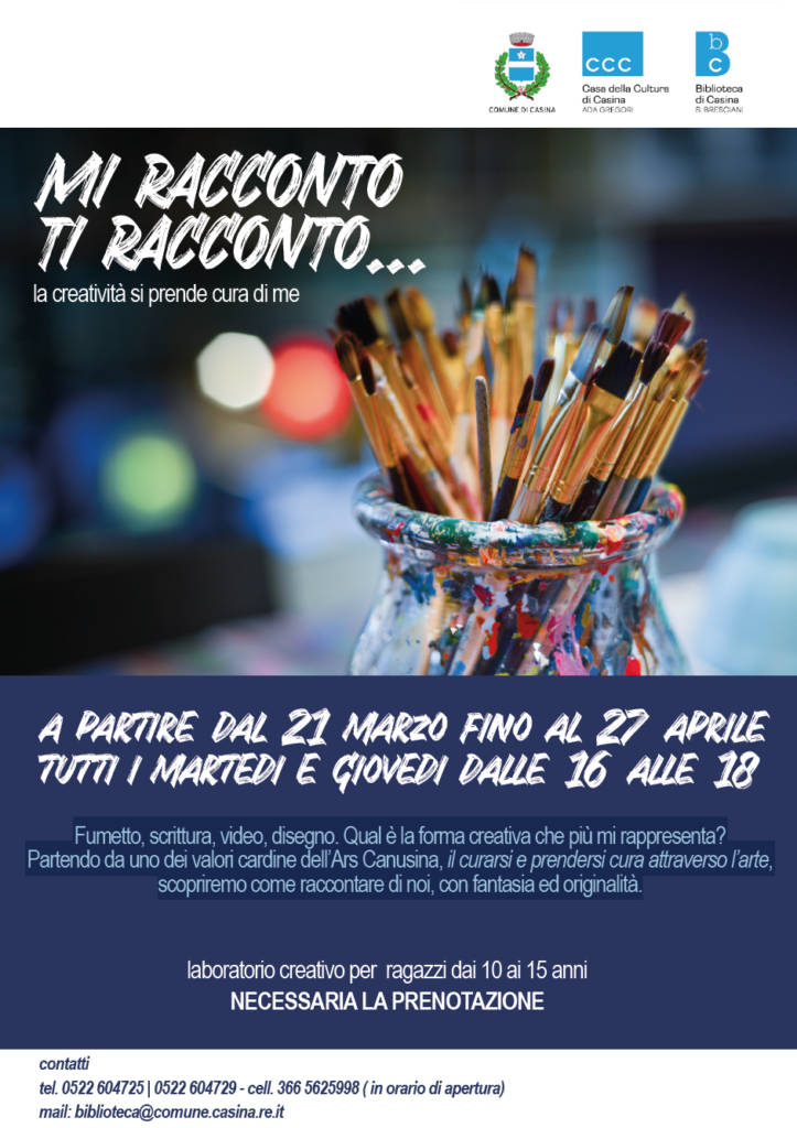 BIBLIOTECA | Laboratori gratuiti per ragazzi dai 10 ai 15 anni