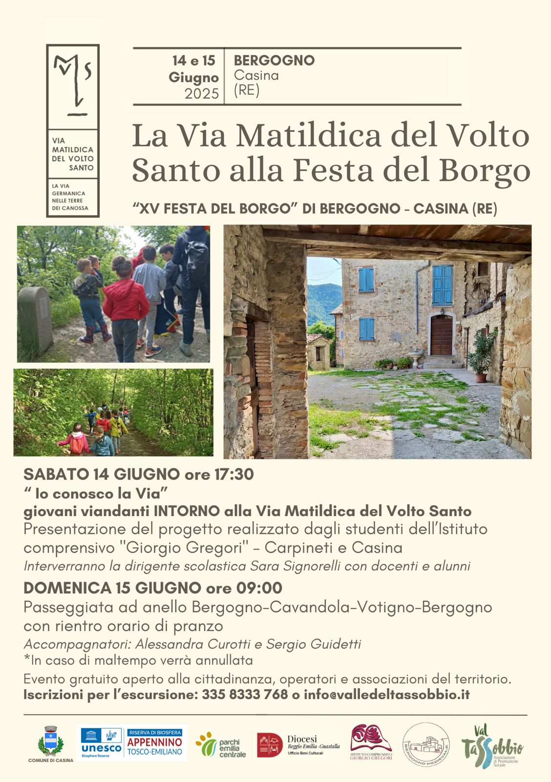 14-15 giugno Bergogno conferenza
