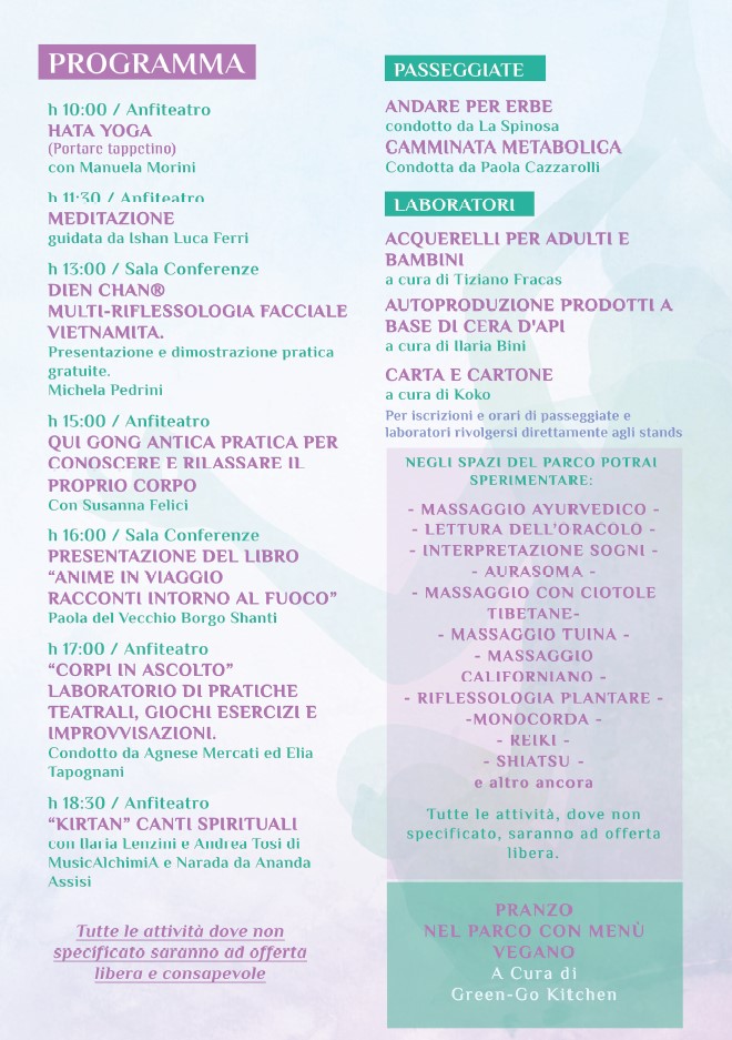 Olifesta programma