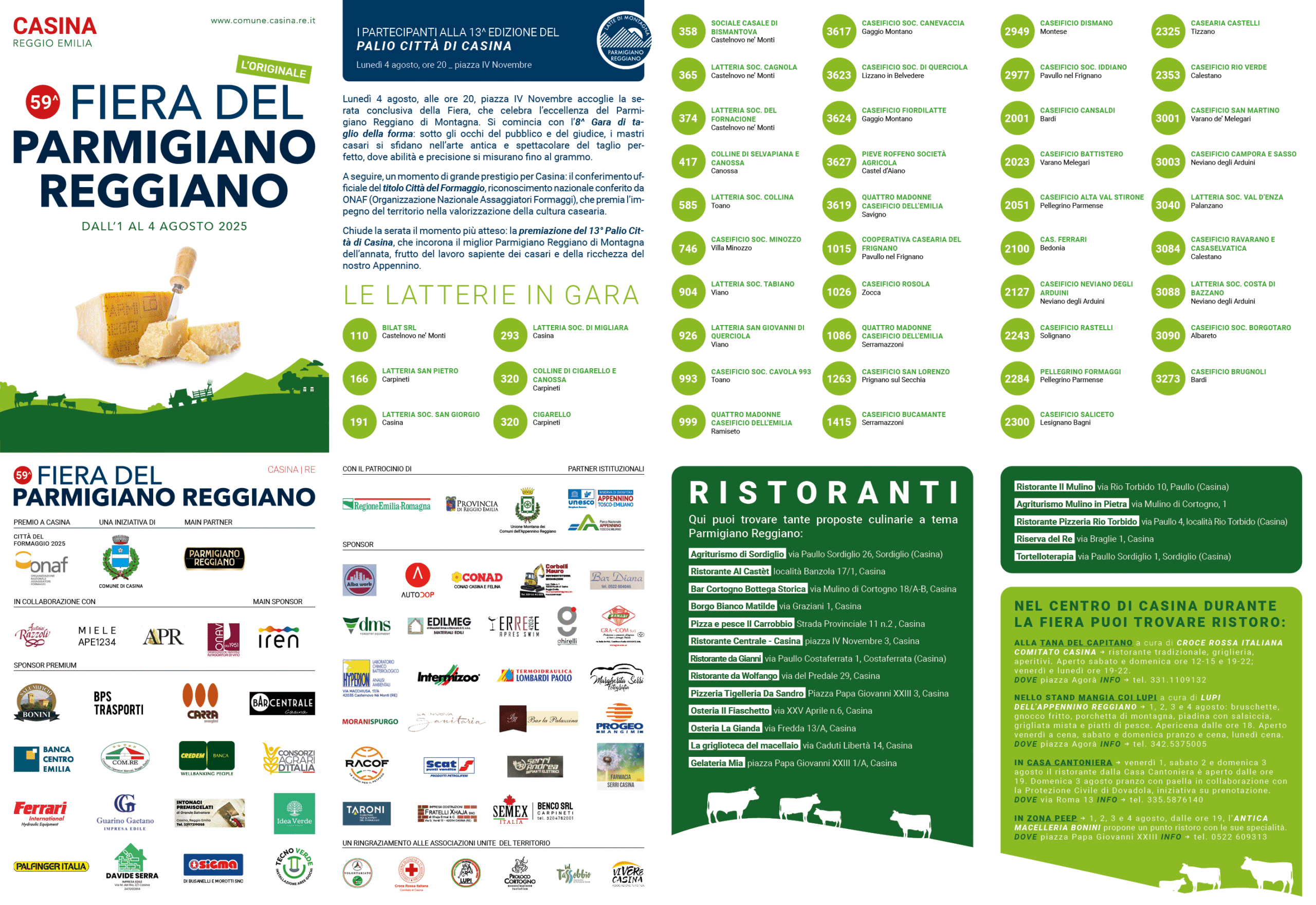 Programma Fiera 2025