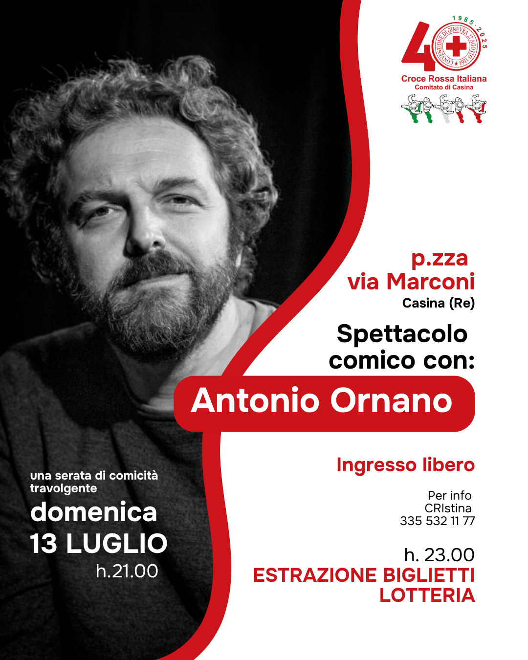 13 luglio. Antonio Ornano