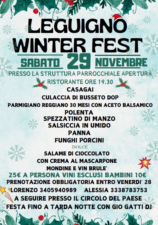 Leguigno Winter Fest 2025
